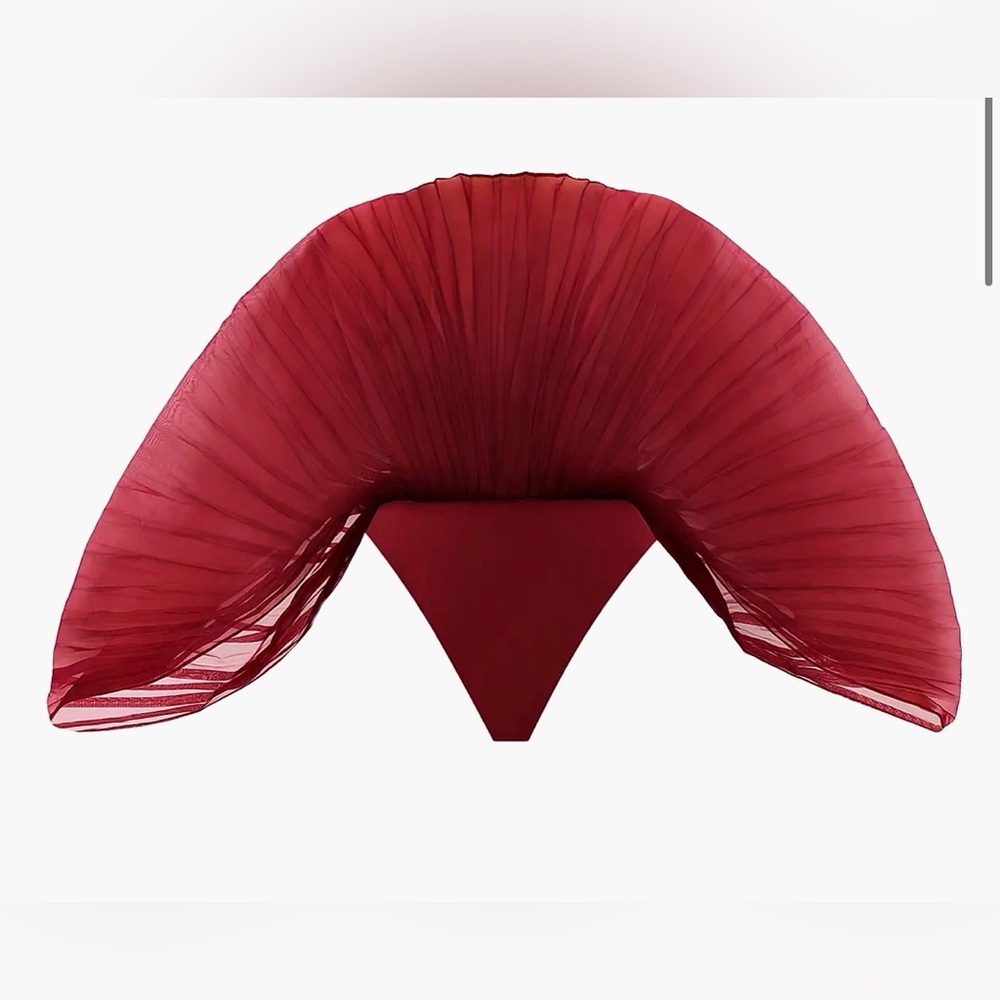 Andrea Iyamah organze pleated bodysuit - Picture 2 of 6